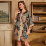Veste Kimono Femme Style Soie Stylé