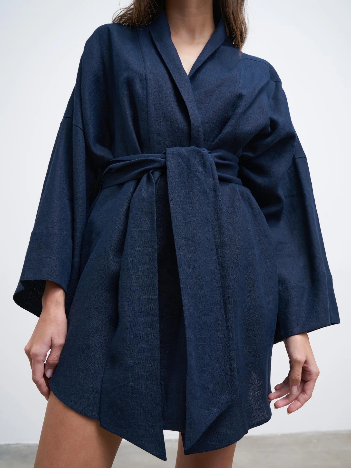 Veste Kimono Navy Blue Chic