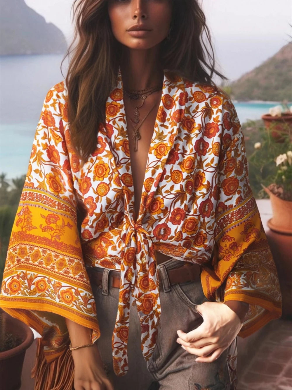 Kimono de Plage Style Veste