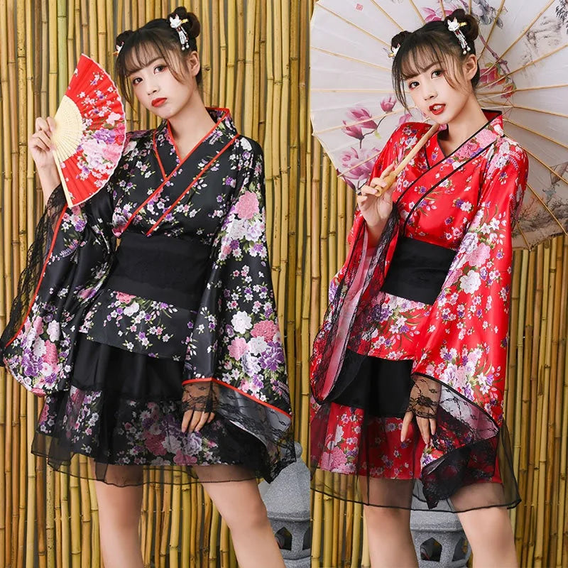 Kimono Court Traditionnel pour Femme