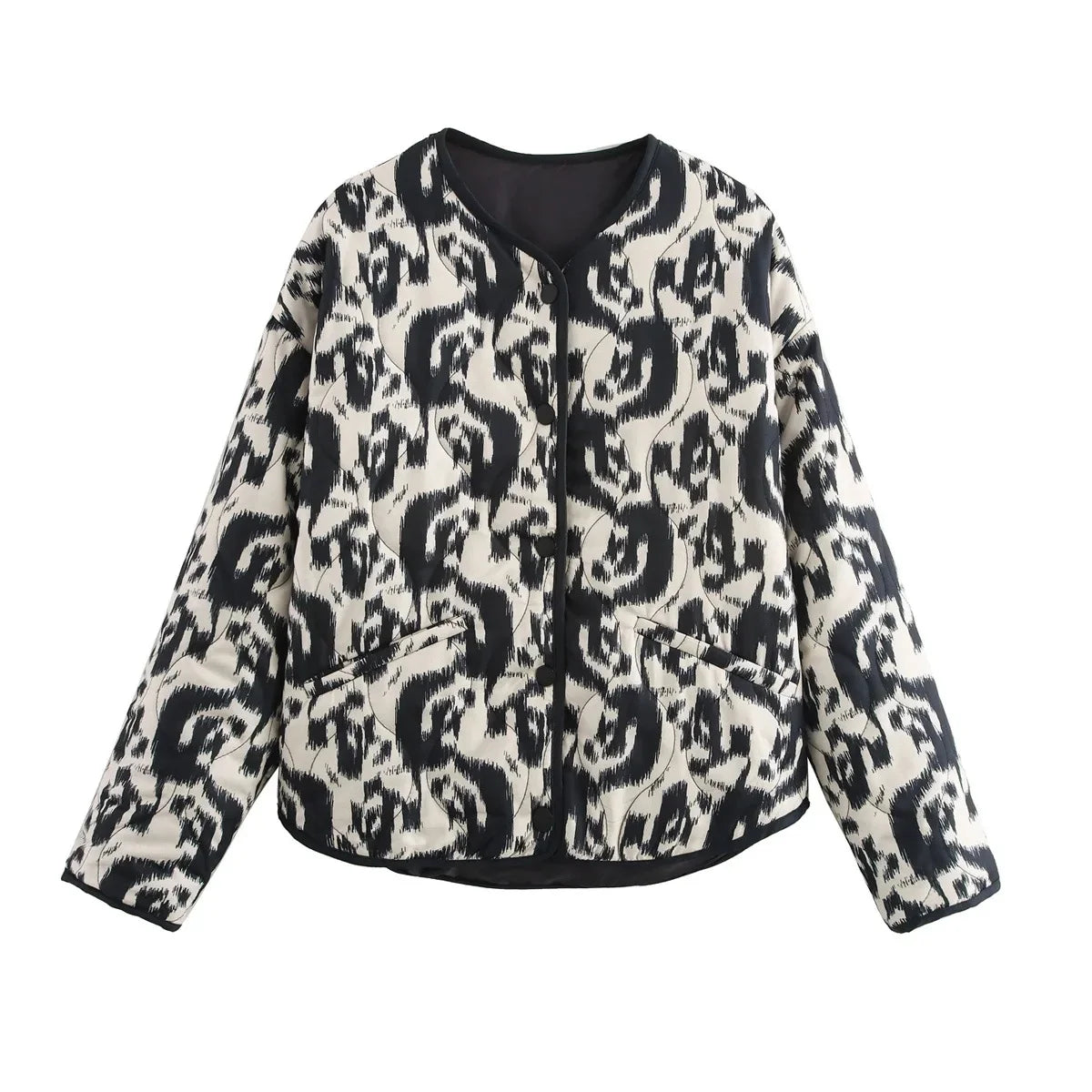 Veste Kimono Noire Elégante Epaisse