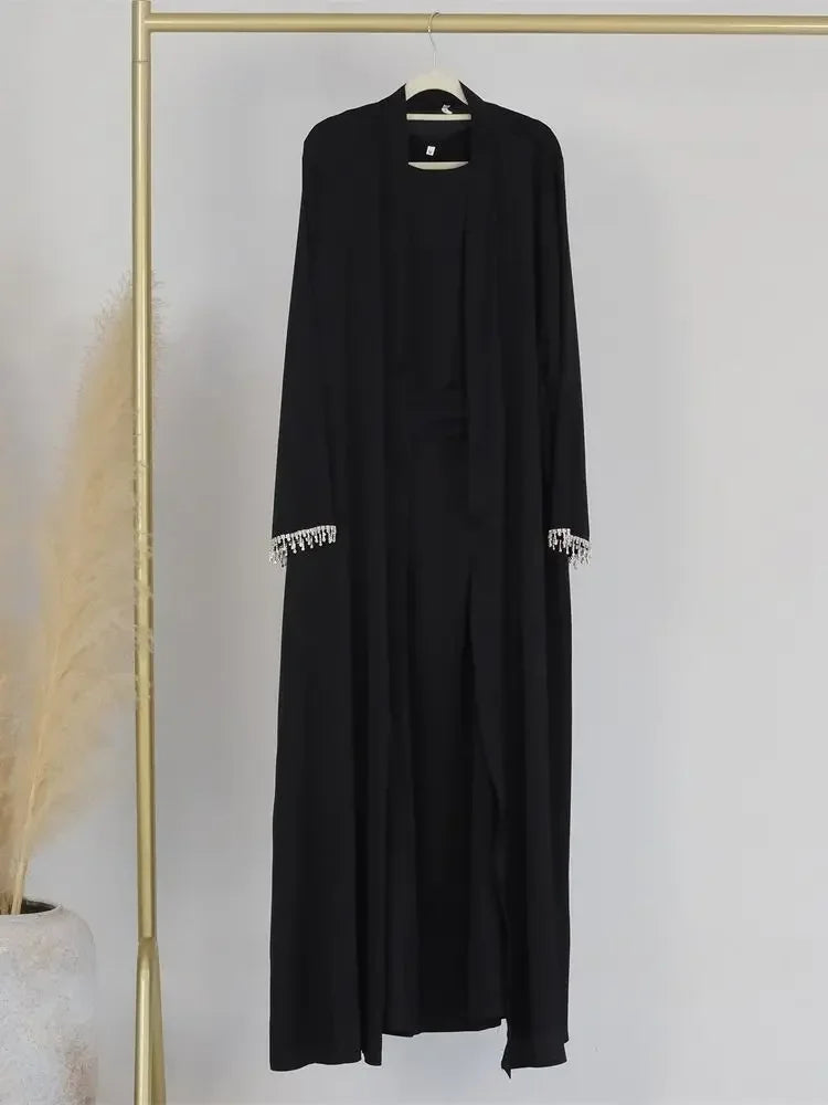Kimono Abaya Elégant Noir