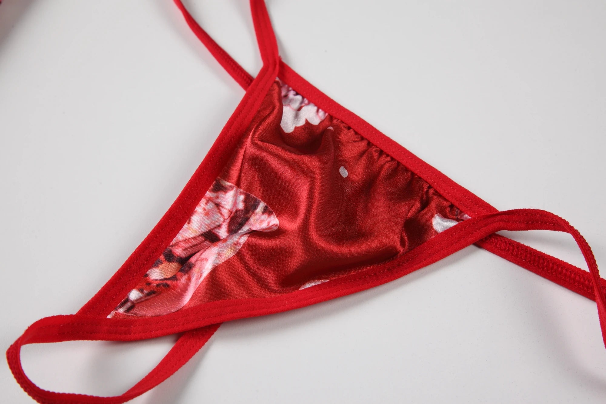 Peignoir Kimono Rouge Sakura