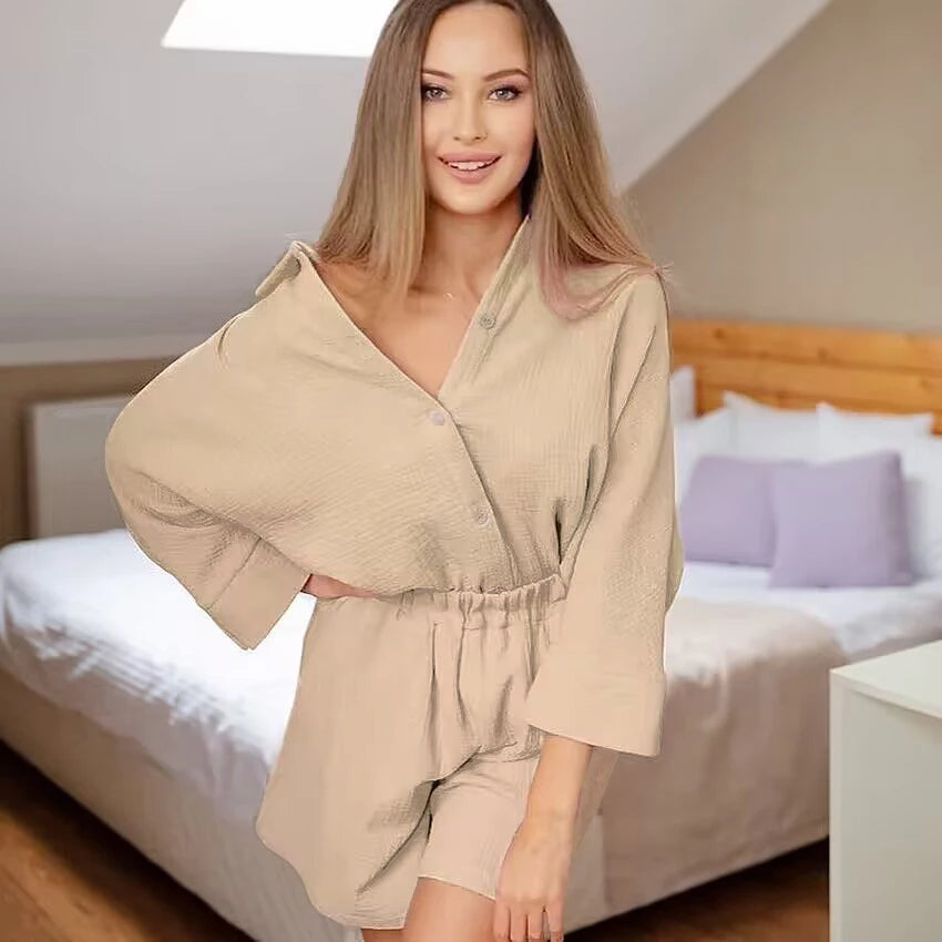 Pyjama Beige Femme