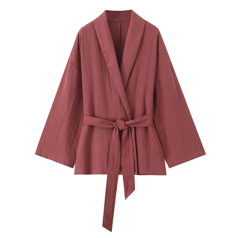 Veste Kimono Rose Face