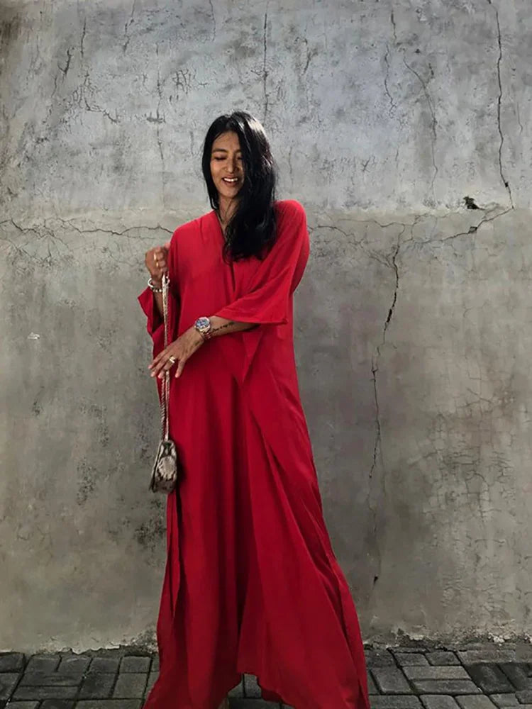 Robe Style Kimono Boho Minimaliste longue