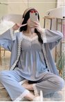 Pyjama 3 pièces Veste Kimono