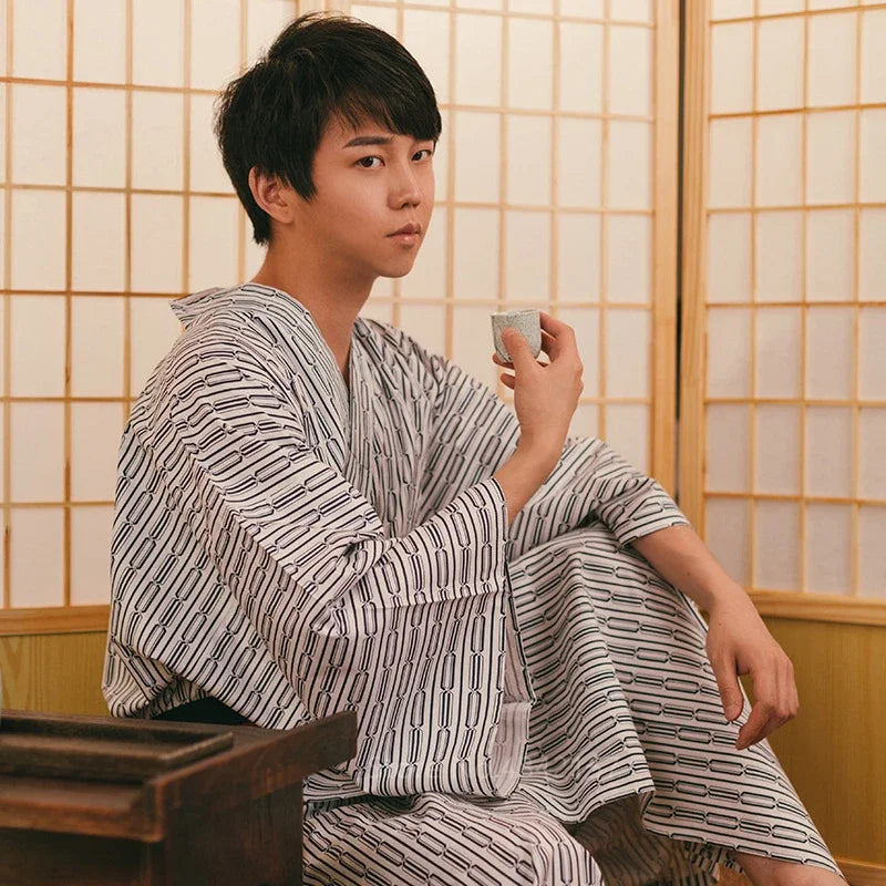 Peignoir Homme Kimono Samouraï 
