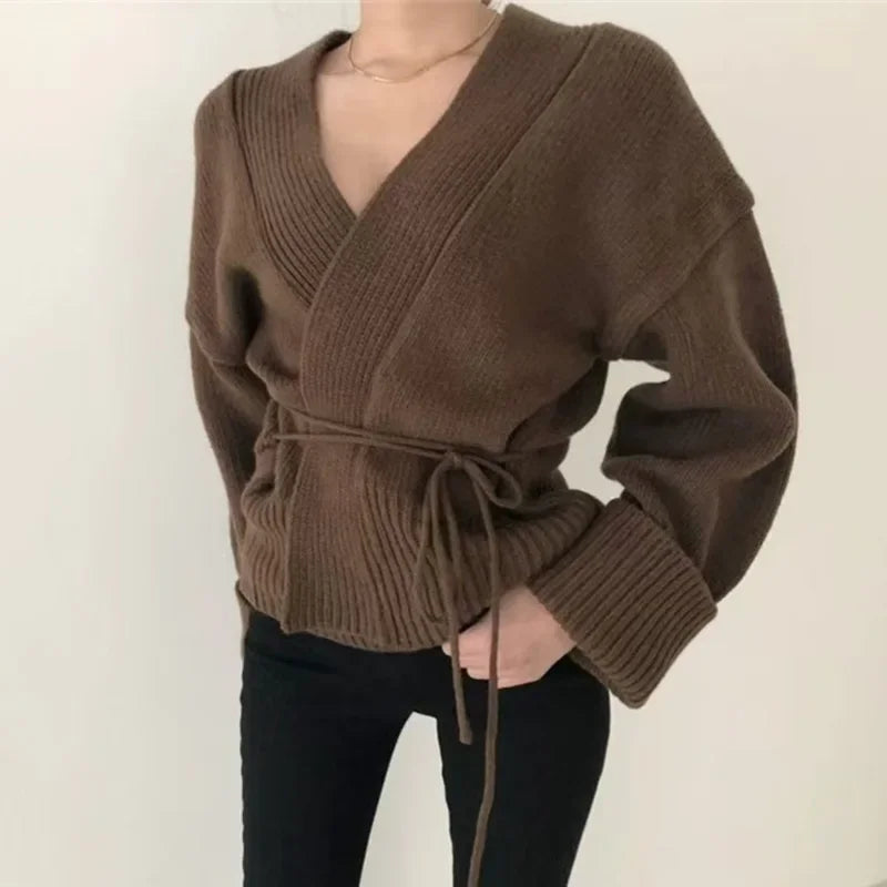 Veste Kimono Femme Tricot