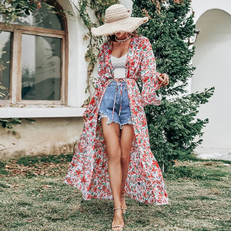 Kimono Fleuri d’été Stylé