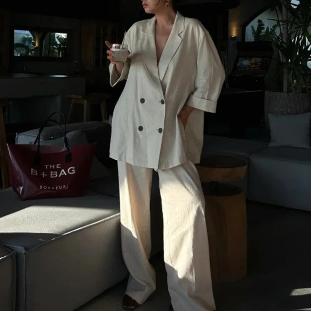 Ensemble Kimono Beige Chic Confortable