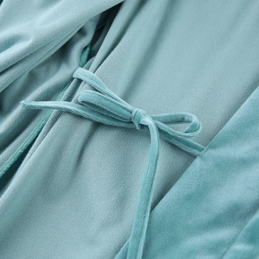 Peignoir Kimono Effet Velouté luxe