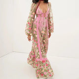Robe Kimono Rose