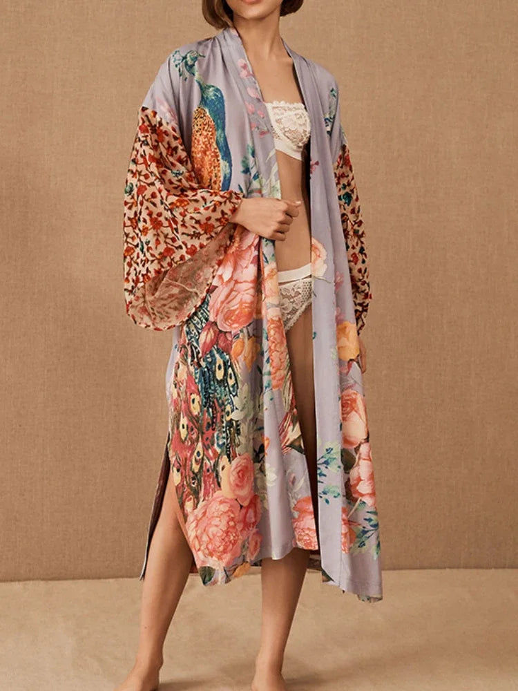 Kimono Floral Cardigan