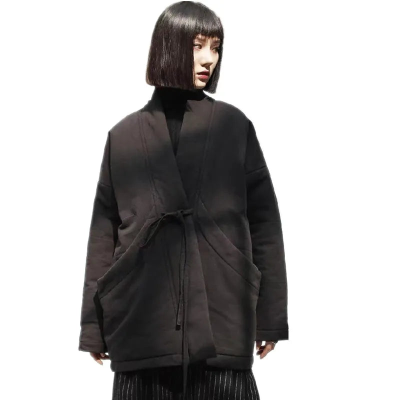 Manteau Kimono Vintage Épais