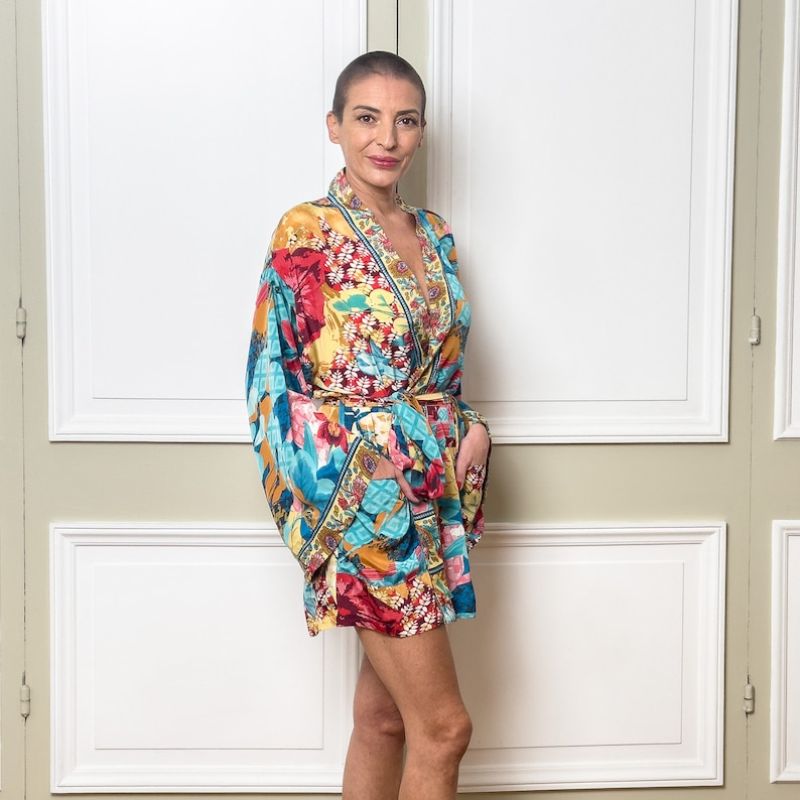Veste Courte Colorée Femme