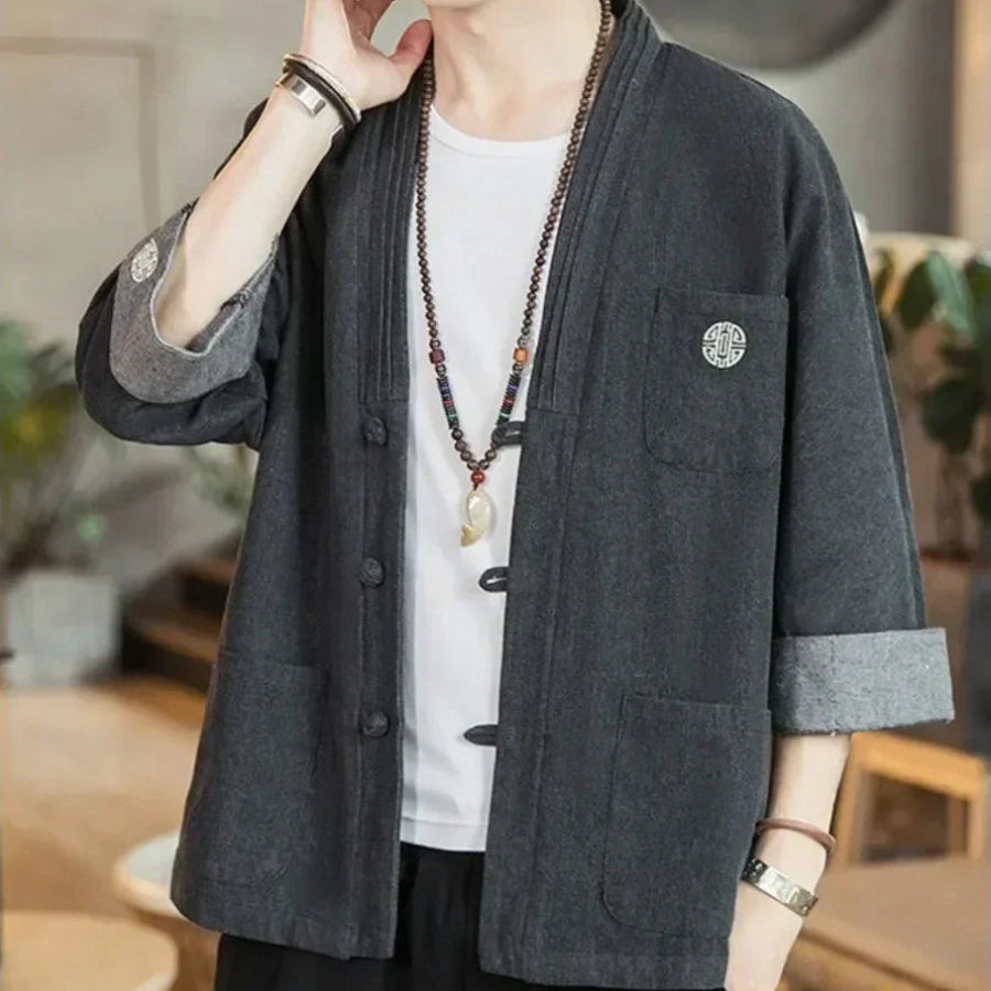 Veste Haori Homme en Denim