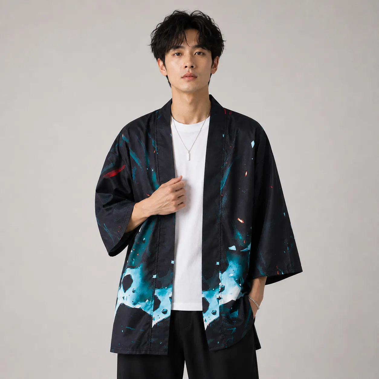 Veste Kimono Court Guerrier