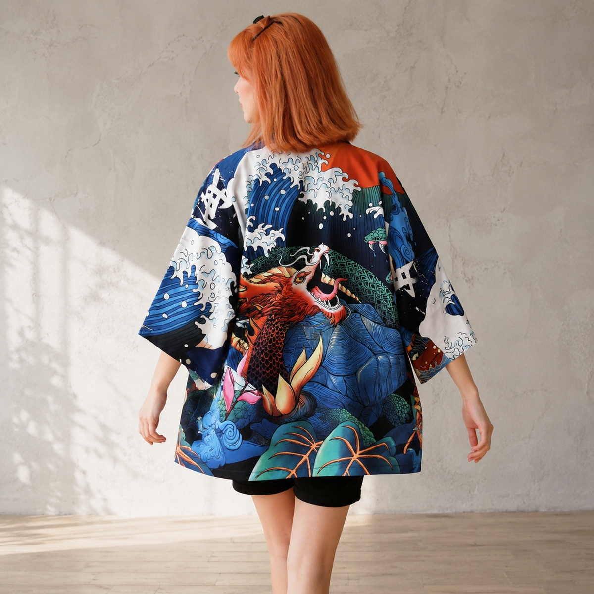 Veste Kimono Dragon des Mers