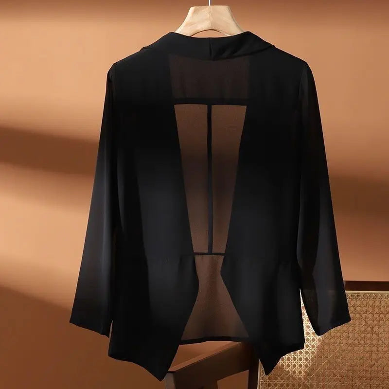 Veste Kimono Estival En Mousseline fluide