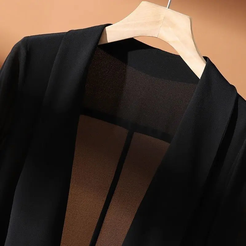 Veste Kimono Estival En Mousseline tendance