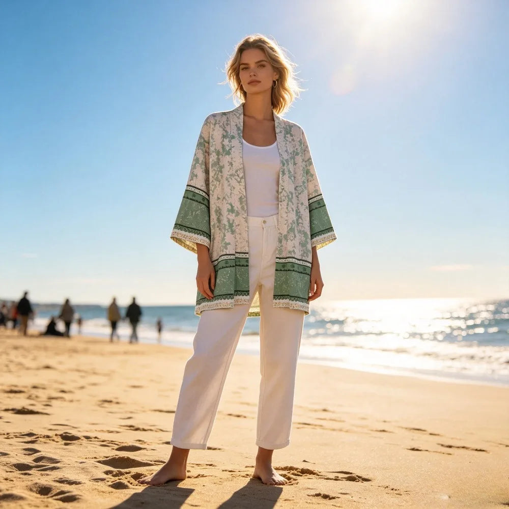 Veste Kimono Estivale Tendance