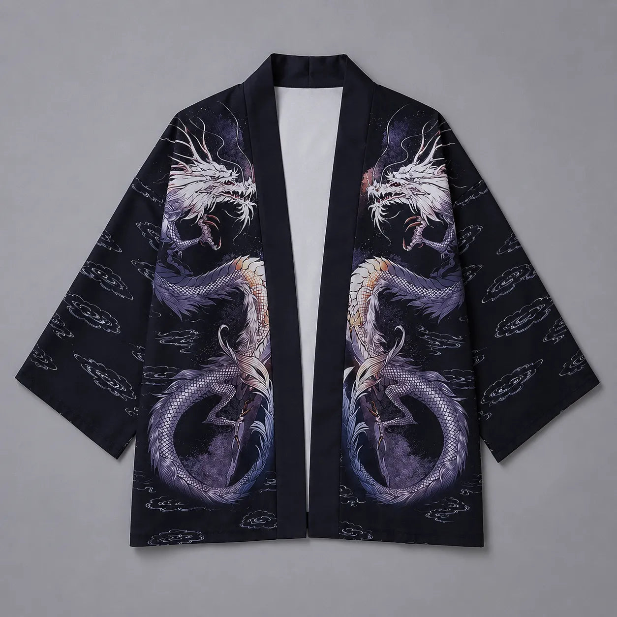 Veste Kimono Homme Dragons Design