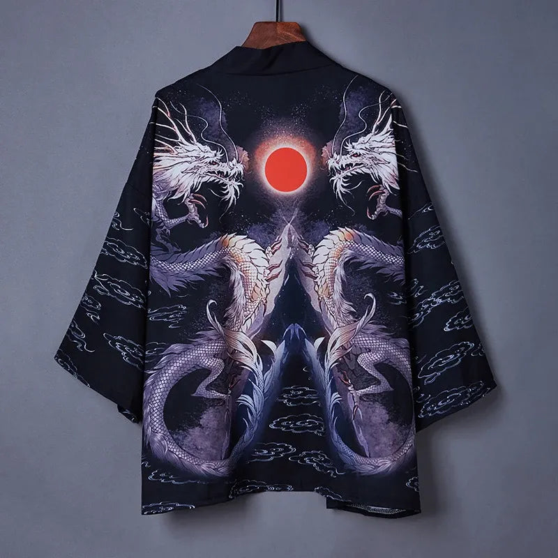 Veste Kimono Homme Dragons Stylé
