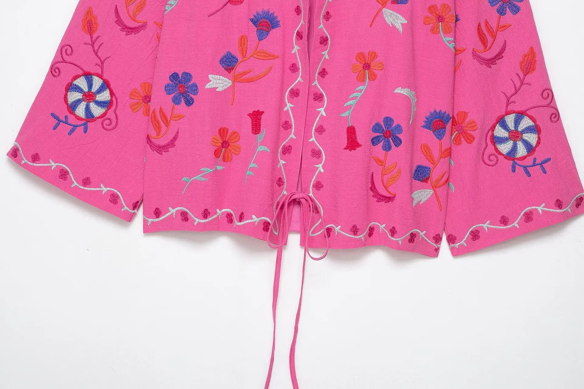 Veste Kimono Rose élégant doux