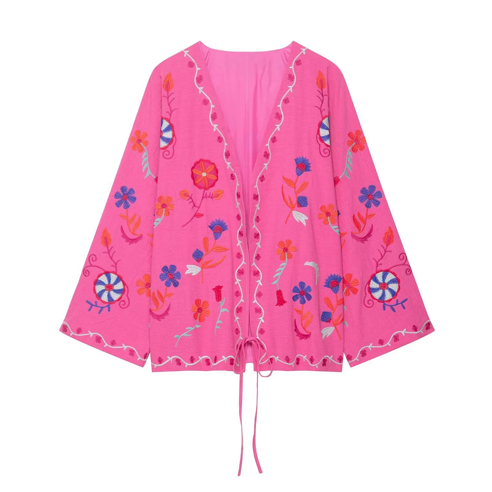 Veste Kimono Rose élégant tendance