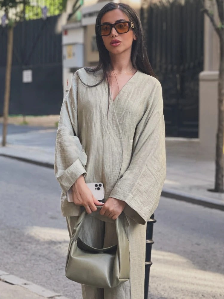 Veste Kimono en Lin