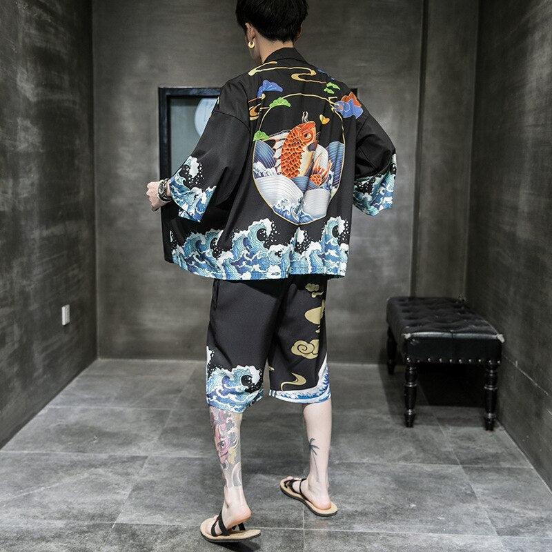 Ensemble Kimono Japonais Koi
