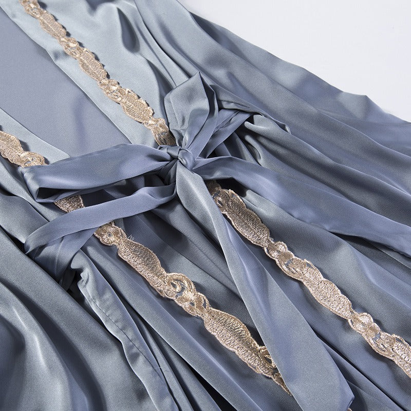 Ensemble Nuisette Kimono Femme