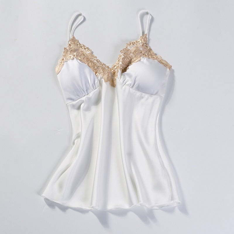 Ensemble Nuisette et Kimono Blanc Haut
