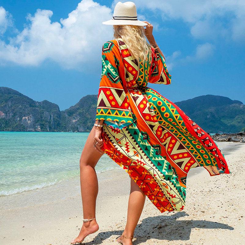 Kimono Coloré Femme
