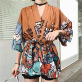 Kimono Court Japonais Femme
