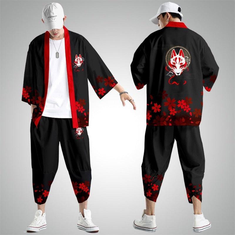 Kimono Homme Veste Pantalon