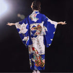 Kimono Japonais Bleu