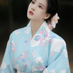 Kimono Japonais Bleu Ciel