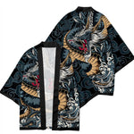 Kimono Japonais Homme Court Dragon