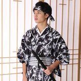 Kimono Japonais Long Noir