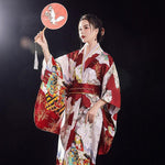 Kimono Japonais Rouge