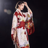 Kimono Japonais Rouge