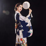 Kimono Japonais Traditionnel Femme