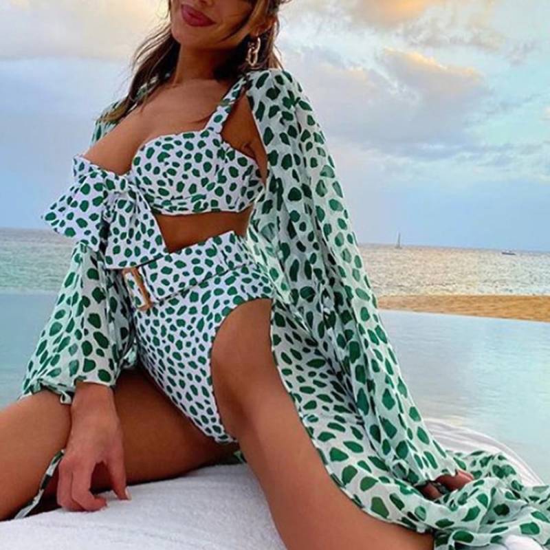 Kimono Long à Pois