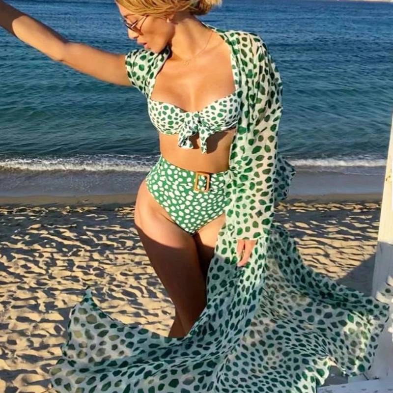 Kimono Long à Pois