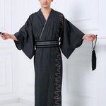 Kimono Noir Homme Japonais