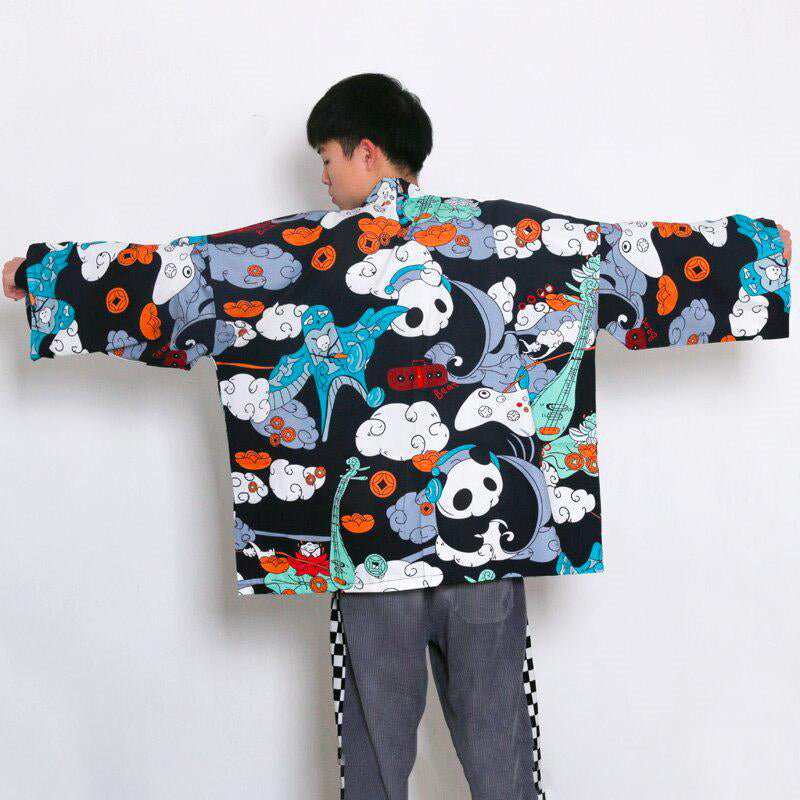 Kimono Panda Coloré