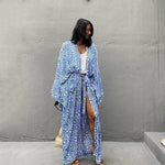 Kimono Plage Bleu