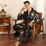Kimono Pyjama Long noir